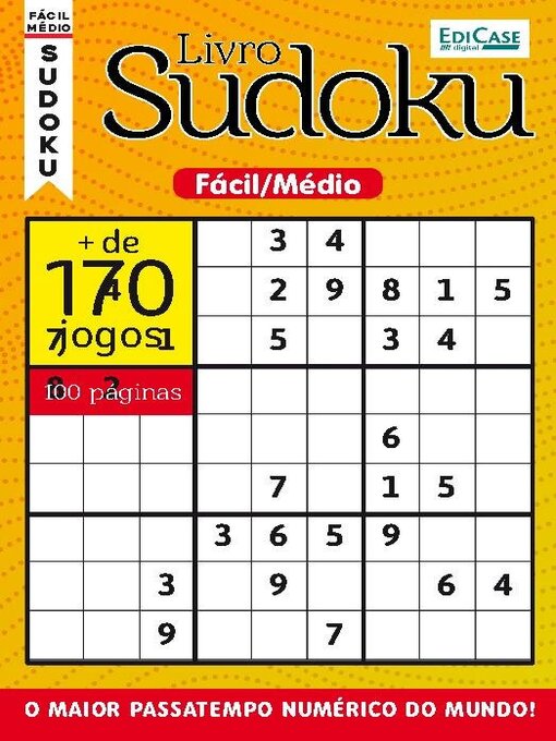 Title details for Sudoku Números e Desafios by EDICASE GESTAO DE NEGOCIOS EIRELI - Available